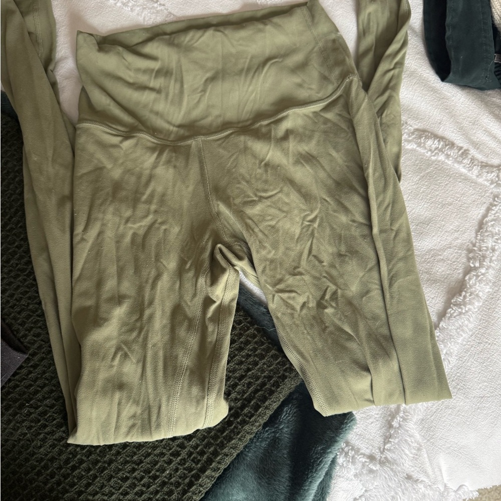 lululemon athletica Olive Green Leggings